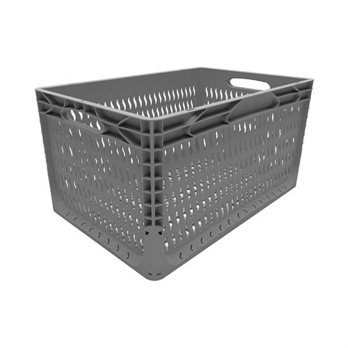 Perforated Plastic Crate (60x40x32 cm)