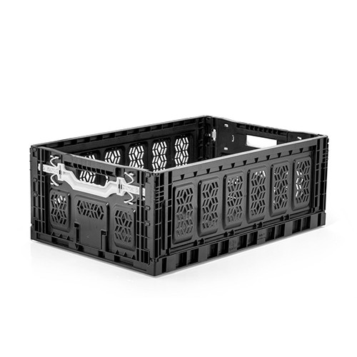 Pro Box Folding Locked Plastic Crate (60x40x23 cm)