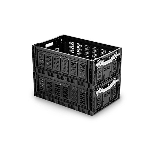 Pro Box Folding Locked Plastic Crate (60x40x23 cm)