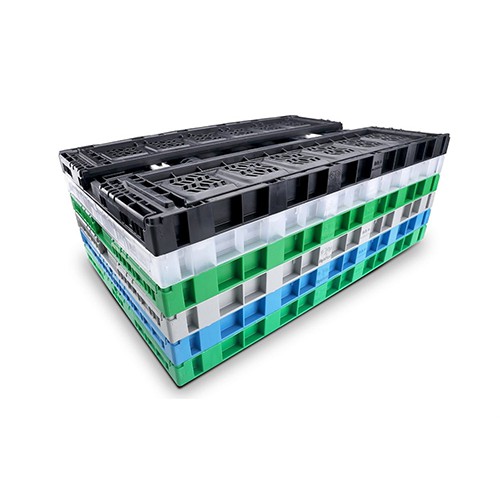 Pro Box Folding Locked Plastic Crate (60x40x23 cm)