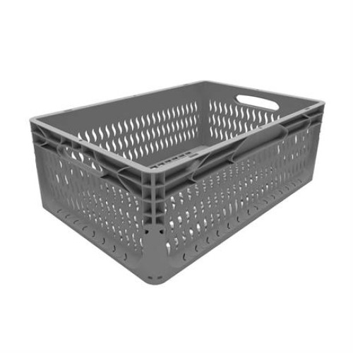 Perforated Plastic Crate (60x40x22 cm)