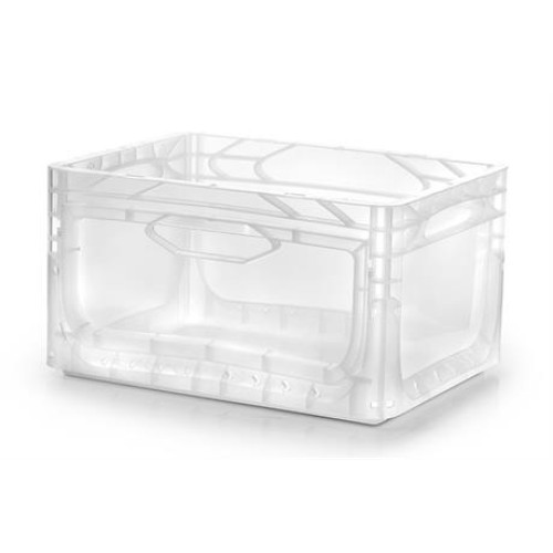 Plastic Crate with Side Lid (40x30x22 cm)