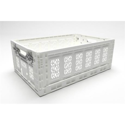 Pro Box Folding Locked Plastic Crate (60x40x23 cm)