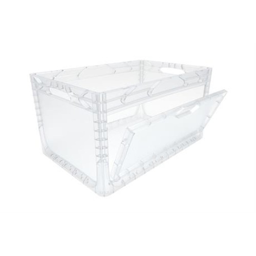 Plastic Crate with Side Cover (60x40x32 cm)