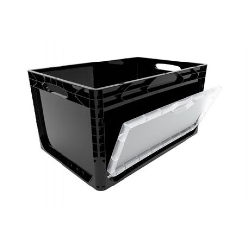 Plastic Crate with Side Cover (60x40x32 cm)