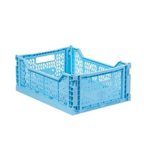 Large Box Folding Plastic Crate (40x30x15 cm)