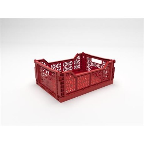 Large Box Folding Plastic Crate (40x30x15 cm)