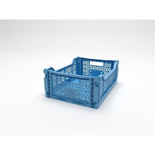 Large Box Folding Plastic Crate (40x30x15 cm)