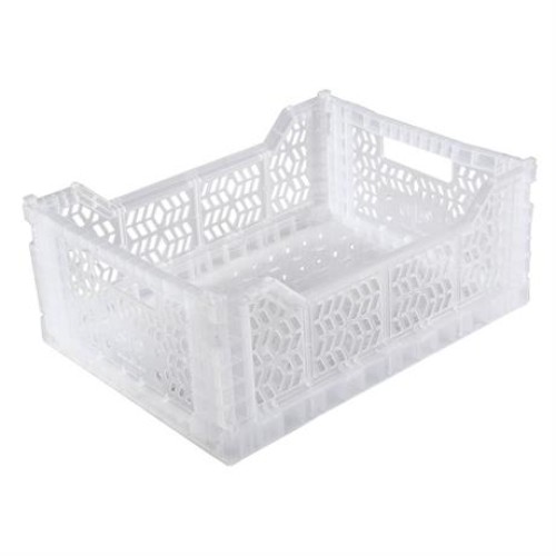 Large Box Folding Plastic Crate (40x30x15 cm)