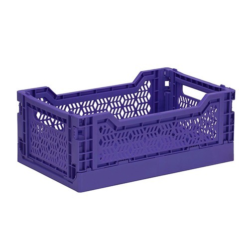 Foldable Plastic Crate Mini Crate (27x17x11 cm)