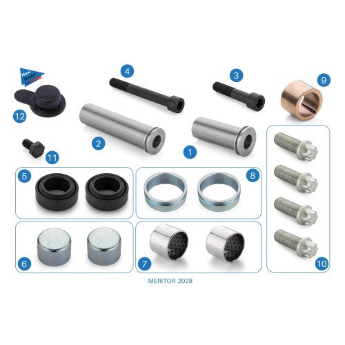 5001 860 791 Caliper Pin and Bushing Repair Kit