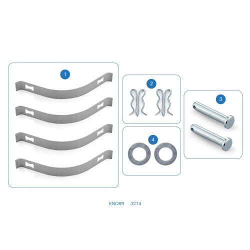 3214 / Brake Pad Retainer Repair Kit - SN6/SN7/SK7