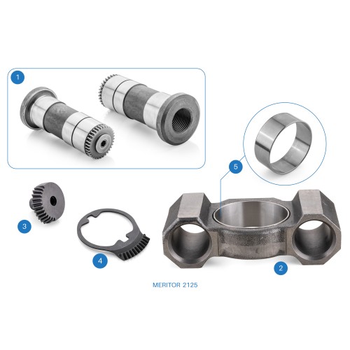 DSB6L / 2125 / Caliper Bridge & Tubes Repair Kit ( Left ) / DX 225, DX 195