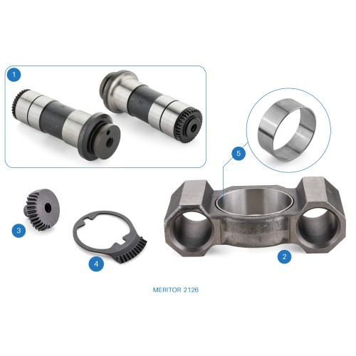 DSB6R / 2126 / Caliper Bridge & Tubes Repair Kit ( Right ) / DX 225, DX 195