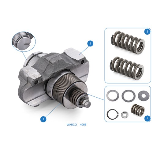 4068 / Caliper Adjusting Mechanism 115mm (Assembly) - With Groove  PAN 19-1