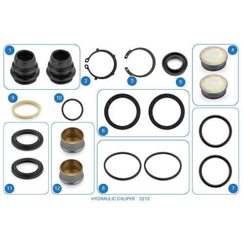 SP9669 / 2212 / Caliper Repair Kit / MERITOR Hydraulic