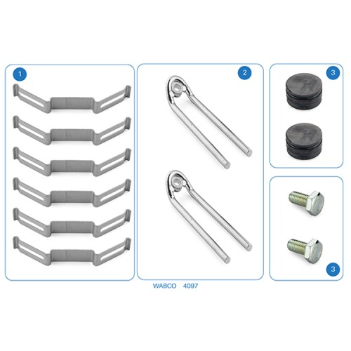 4097 / Brake Pad Retainer Repair Kit PAN 19-1, PAN 22-1