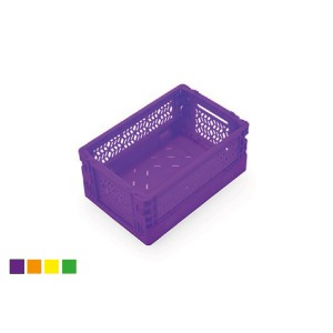 Foldable Plastic Crate Mini XS (15x10x7 cm)