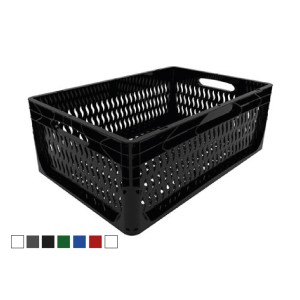 Perforated Plastic Crate (60x40x22 cm)