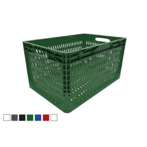 Perforated Plastic Crate (60x40x32 cm)