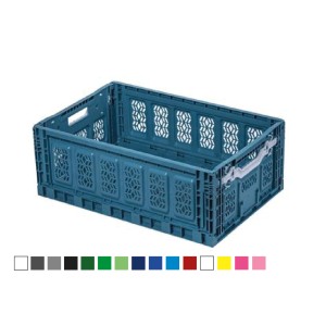 Pro Box Folding Locked Plastic Crate (60x40x23 cm)