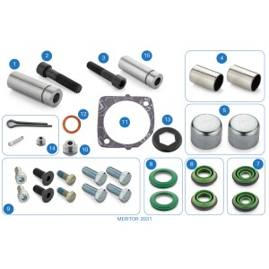 CMSK.8 / 2031 / Caliper Guides and Bushes Repair Kit / DX 195