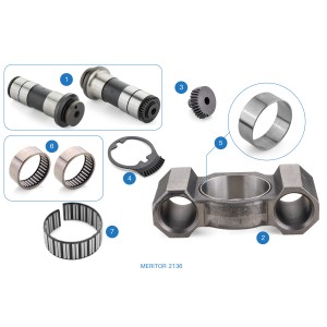 2136 / Caliper Bridge & Tubes Repair Kit ( Right ) / DX 225, DX 195