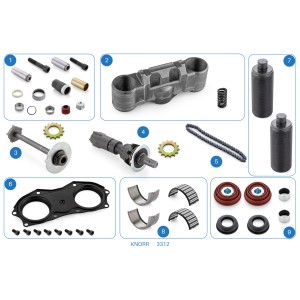 3312 / Repair Kit - ST7, Knorr Set