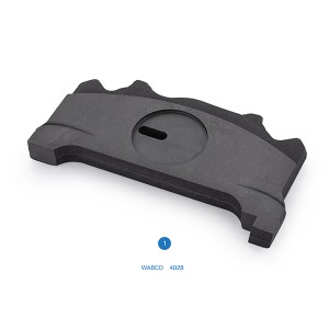 640 195 936 2 - R / 4028 / Caliper Push Plate Slotted ( Right )